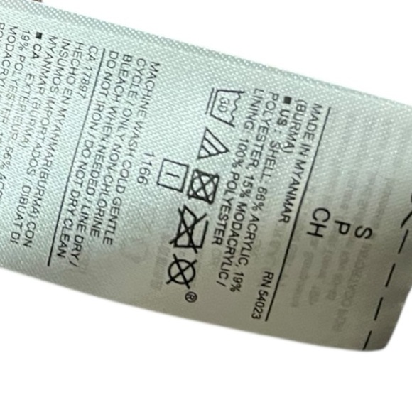 Old Navy Brown Faux Fur Vest – Small Petite - Picture 4 of 4